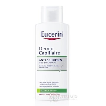 Eucerin DermoCapillaire proti mastným lupinám šampón 1x250 ml obrázok