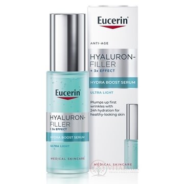 Eucerin HYALURON-FILLER+3xEFFECT Hydra Booster sérum, ultra light, anti-age 1x30 ml obrázok
