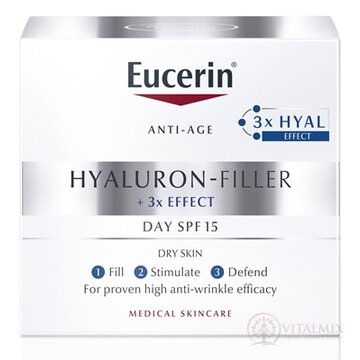 Eucerin HYALURON-FILLER Denný krém Anti-Age pre suchú pleť 1x50 ml obrázok
