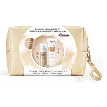 Eucerin Kazeta HYALURON-FILLER + ELASTICITY 3D sérum 30 ml + depigmentačný krém na ruky 75 ml (Vianoce 2022) 1x1 set obrázok