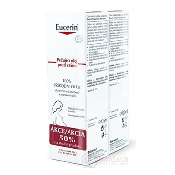 Eucerin Ošetrujúci olej proti striám 2x125 ml (-50%  na druhý produkt, akcia 2023 ) 1x1 set obrázok