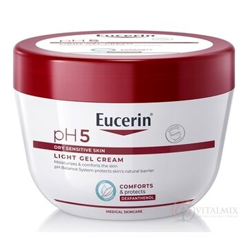 Eucerin pH5 Ľahký gél-krém pre suchú a citlivú pokožku 1x350 ml obrázok
