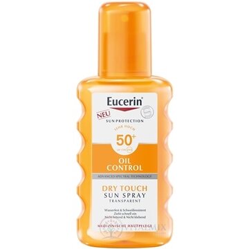 Eucerin SUN OIL CONTROL DRY TOUCH SPF50+ transparentný sprej na opaľovanie 1x200 ml obrázok