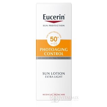 Eucerin SUN PHOTOAGING CONTROL SPF 50+ mlieko extra ľahké na opaľovanie 1x150 ml obrázok