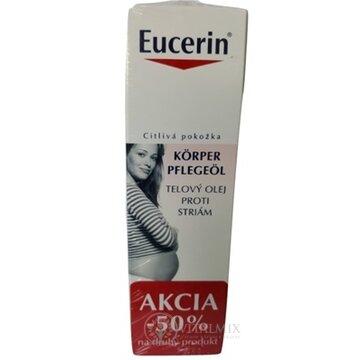 Eucerin TELOVÝ OLEJ proti striám 2x125 ml (akcia, -50%  na druhý produkt) 1x1 set obrázok