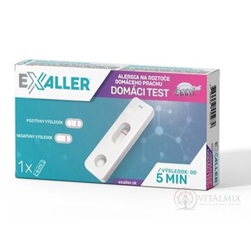 ExAller DOMÁCI TEST ALERGIE NA PRACHOVÉ ROZTOČE samodiagnostický test z krvi, 1x1 set obrázok