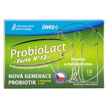 favea ProbioLact Forte N°12 cps (s vitamínmi C a D) 1x10 ks obrázok