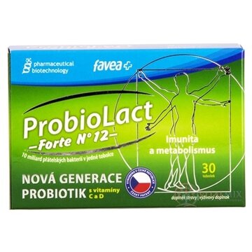 favea ProbioLact Forte N°12 cps (s vitamínmi C a D) 1x30 ks obrázok