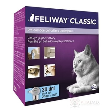 FELIWAY CLASSIC difúzer + náplň na upokojenie pre mačky (1 ks + 48 ml) 1x1 set obrázok