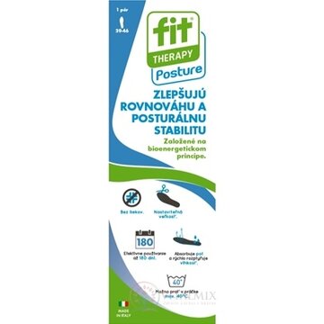 FIT THERAPY Posture Vložky do topánok veľ. 39-46 pánske, 1x1 pár obrázok
