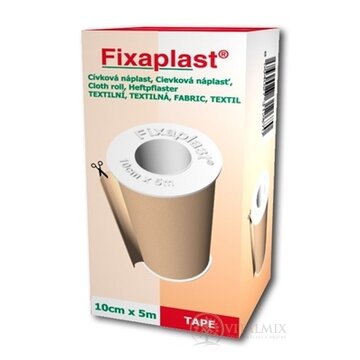 FIXAplast Cievková náplasť textilná 10cm x 5m, 1x1 ks obrázok