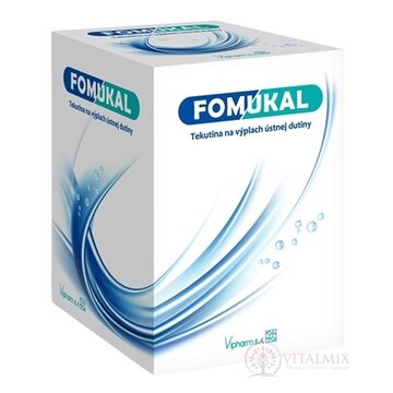 FOMUKAL Tekutina na výplach ústnej dutiny roztok A + B (2x225 ml + 2x225 ml) 30 dávok, 1x900 ml obrázok
