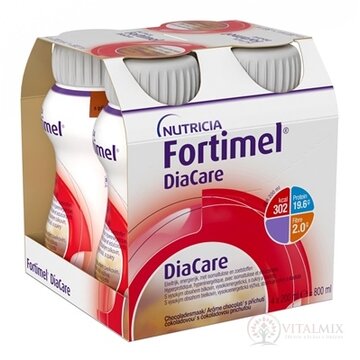 Fortimel DiaCare s čokoládovou príchuťou 4x200 ml (800 ml) obrázok