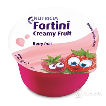 Fortini Creamy Fruit Multi Fibre príchuť červené ovocie 4x100 g obrázok