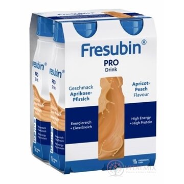 Fresubin PRO Drink príchuť marhuľovo-broskyňová, sol 24x200 ml obrázok