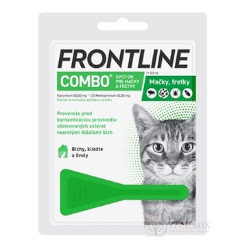 FRONTLINE Combo Spot-On pre mačky a fretky sol (na kožu) 1x0,5 ml obrázok