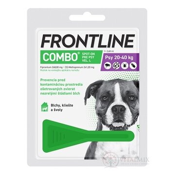 FRONTLINE Combo Spot-On pre psy L sol (na kožu, psy 20-40 kg) 1x2,68 ml obrázok
