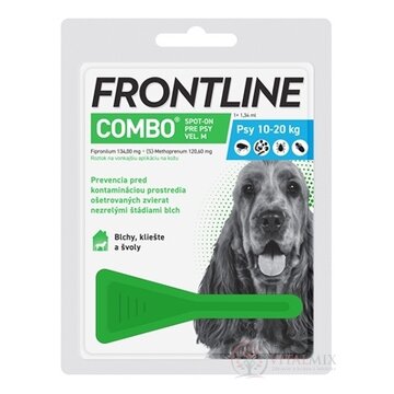 FRONTLINE Combo Spot-On pre psy M sol (na kožu, psy 10-20 kg) 1x1,34 ml obrázok