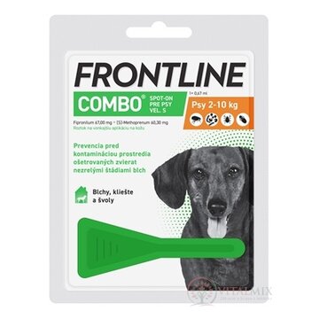 FRONTLINE Combo Spot-On pre psy S sol (na kožu, psy 2-10 kg) 1x0,67 ml obrázok