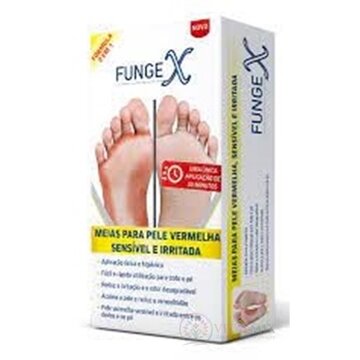 FungeX Ponožky jednorazové na začervenanú, citlivú a podráždenú pokožku, 1x1 pár obrázok