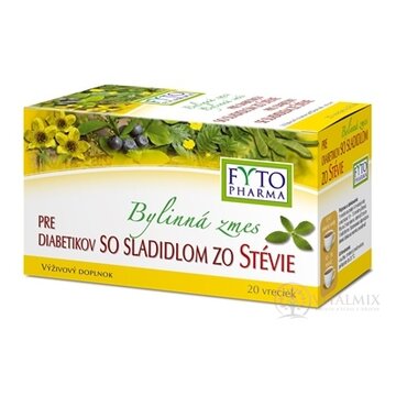 FYTO Bylinná zmes PRE DIABETIKOV so sladidlom zo stévie 20x1,5 g (30 g) obrázok