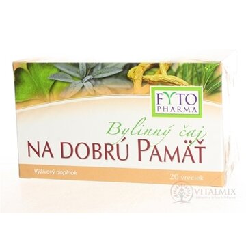 FYTO Bylinný čaj NA DOBRÚ PAMÄŤ 20x1,25 g (25 g) obrázok