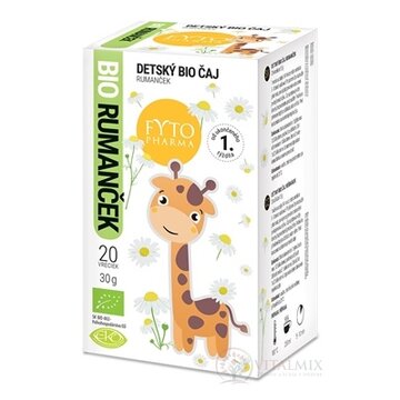 FYTO DETSKÝ BIO ČAJ RUMANČEK (od ukončeného 1. týždňa) 20x1,5 g (30 g) obrázok