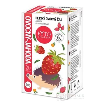 FYTO DETSKÝ OVOCNÝ ČAJ JAHODA (od ukončeného 6. mesiaca) 20x1,5 g (30 g) obrázok