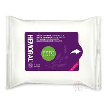 FYTO HEMORAL vlhčené obrúsky pri hemoroidoch 1x40 ks obrázok