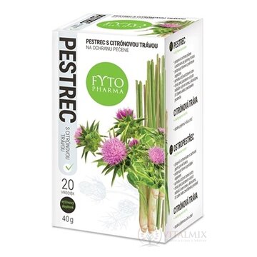 FYTO PESTREC MARIÁNSKY S CITRÓNOVOU TRÁVOU čaj 20x2 g (40g) obrázok