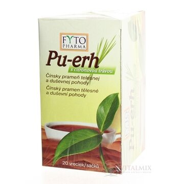 FYTO Pu-erh s citrónovou trávou 20x1,5 g (30 g) obrázok