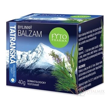 FYTO Tatranská priedušková zmes Bylinný BALZAM 1x40 g obrázok