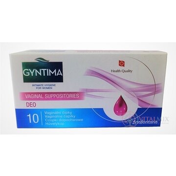 Fytofontana GYNTIMA DEO Vaginálne čapíky 1x10 ks obrázok