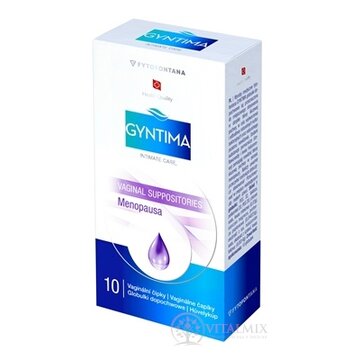 fytofontana GYNTIMA Menopausa vaginálne čapíky (inov.2025) 1x10 ks obrázok
