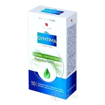fytofontana GYNTIMA Probiotica FORTE vaginálne čapíky (inov.2025) 1x10 ks obrázok