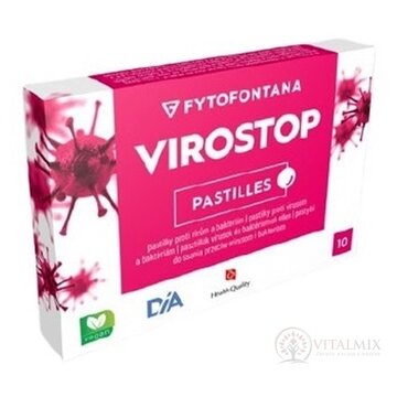 fytofontana VIROSTOP pastilky na cmúľanie 1x10 ks obrázok