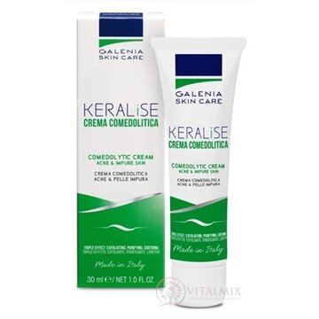 GALENIA KERALISE CREMA COMEDOLITIKA krém s exfoliačným účinkom na tvár a telo 1x30 ml obrázok