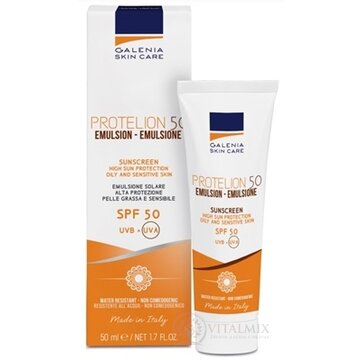GALENIA PROTELION 50 EMULSION-EMULSIONE SPF50 ochrana pred slnečným žiarením, citlivá a mastná pokožka 1x50 ml obrázok