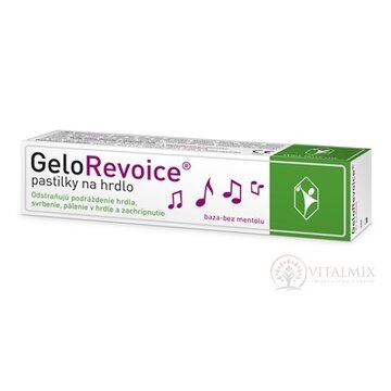 GeloRevoice pastilky na hrdlo, baza-bez mentolu 1x20 ks obrázok