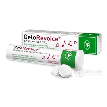 GeloRevoice pastilky na hrdlo, čerešňa mentol 1x10 ks obrázok
