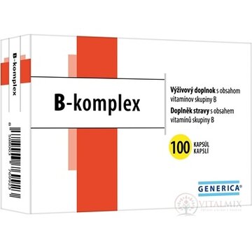 GENERICA B-komplex cps 1x100 ks obrázok