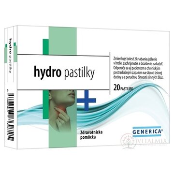 GENERICA hydro pastilky 1x20 ks obrázok