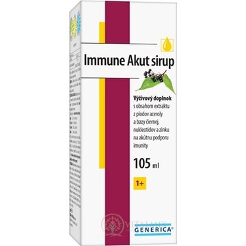 GENERICA Immune Akut sirup 1x105 ml obrázok