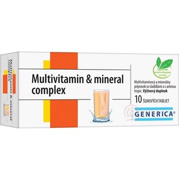 GENERICA Multivitamin & mineral complex tbl eff 1x10 ks obrázok