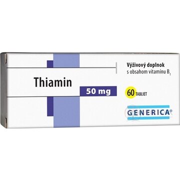 GENERICA Thiamin 50 mg tbl 1x60 ks obrázok