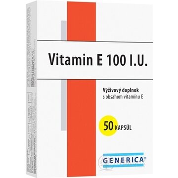 GENERICA Vitamin E 100 I.U. cps 1x50 ks obrázok