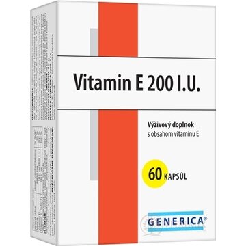 GENERICA Vitamin E 200 I.U. cps 1x60 ks obrázok