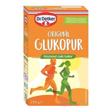 GLUKOPUR ORIGINÁL (hroznový cukor) - Dr.Oetker prášok, prírodné sladidlo 1x250 g obrázok