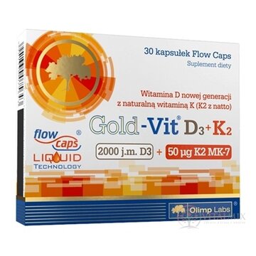 Gold-Vit D3+K2 cps 1x30 ks obrázok