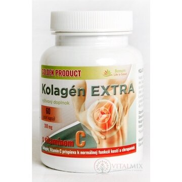 GOLDEN PRODUCT Kolagén EXTRA s vitamínom C 40 mg cps 1x60 ks obrázok